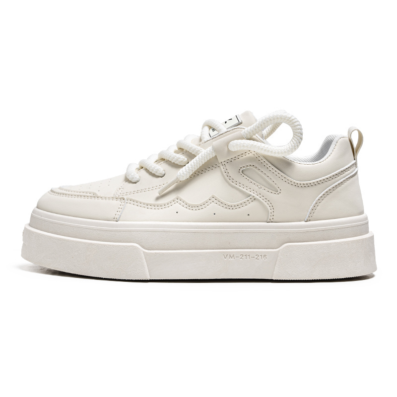 

Colorful Creations Мужские белые черные низкие скейтерские кроссовки с увеличенной высотой и устойчивостью к истиранию, цвет White Black