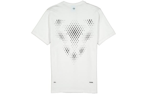 Футболка x nocta drake casual short sleeve t-shirt 'white' Nike, белый — фото 2