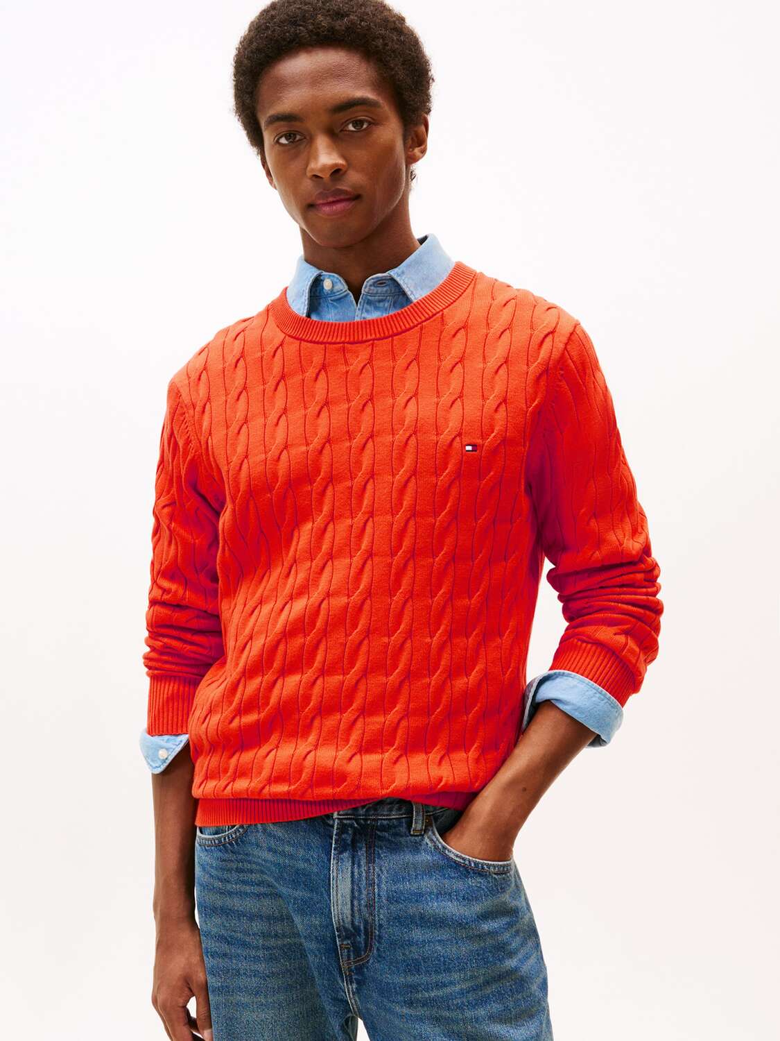 TOMMY HILFIGER Свитер 'CLASSIC' в цвете Lobster — фото 2