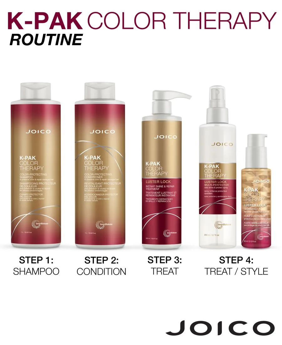 Joico K-PAK Color Therapy Luster Lock Instant Shine & Repair Treatment, 16.9 унций — фото 3