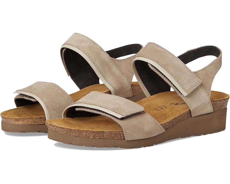 Туфли Naot Aisha - Wide, цвет Almond Suede/Ivory Leather