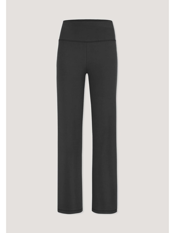 

Широкие спортивные брюки Hessnatur ACTIVE COMFORT из органического хлопка черного цвета