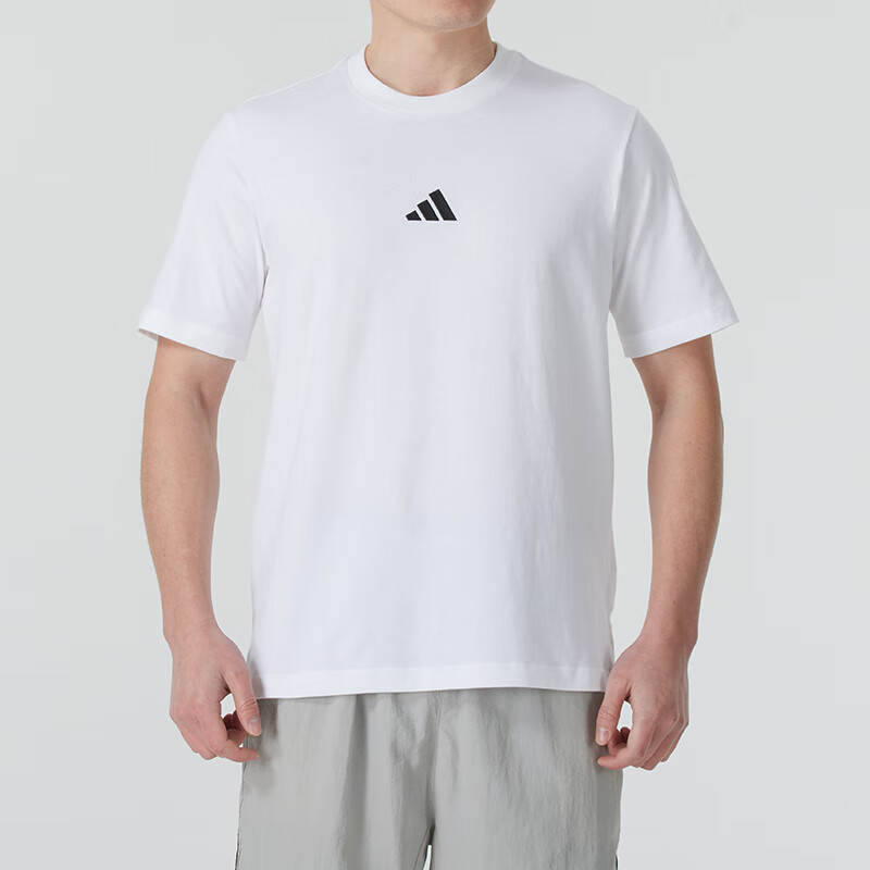 Футболка оверсайз с доставкой для участников AdiClub Adidas, белый/черный — фото 4