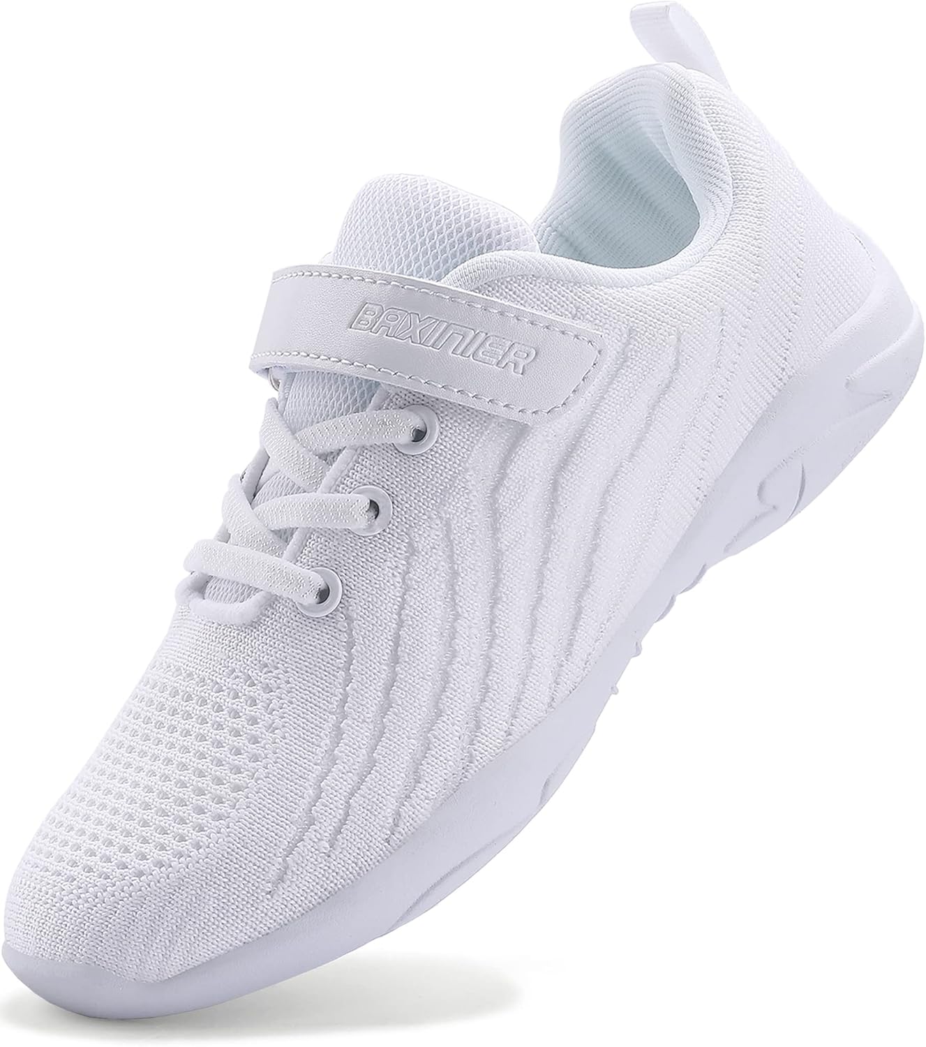 

Детские белые кроссовки для черлидинга Легкие спортивные туфли для соревнований Женские кроссовки для хип-хопа, гимнастики и танцев Baxinier