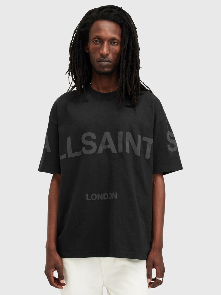 Классическая футболка AllSaints Shirt BIGGY, черный — фото 2