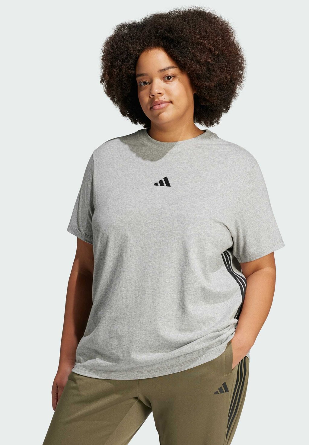 

Футболка с принтом W S SJ T INC Adidas Sportswear, серый