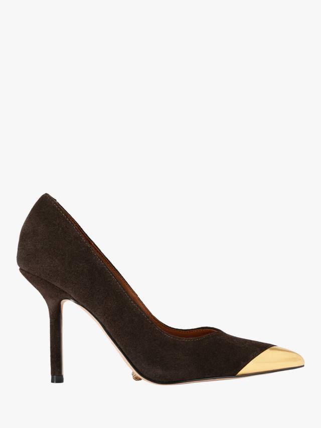 Кожаные туфли Regent Cap Point Toe для официальных мероприятий Kurt Geiger London, Dark Brown