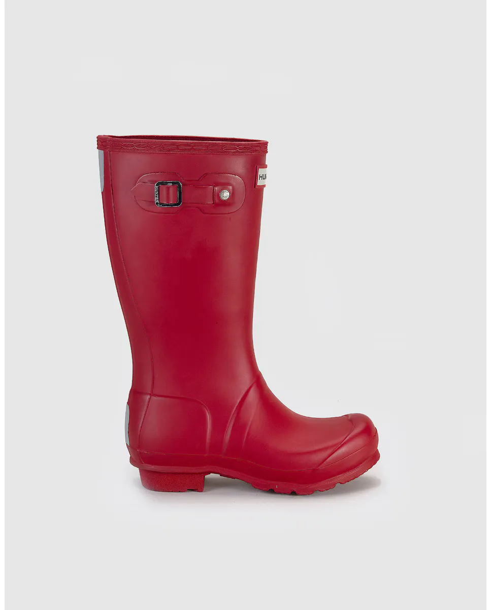 

Детские красные резиновые сапоги Hunter Original Kids, красный