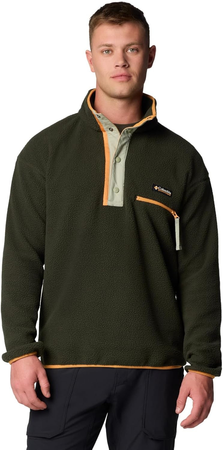 

Мужская флисовая куртка Columbia Helvetia II Half Snap, Greenscape