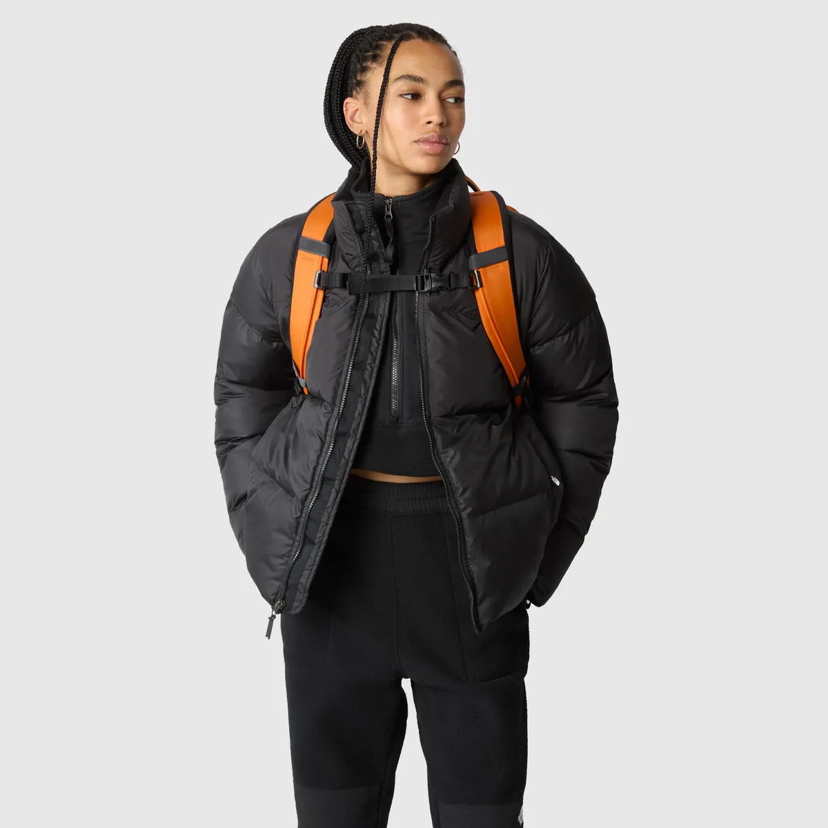 

Функциональная куртка The North Face "W SAIKURU JACKET", изготовленная из устойчивого к атмосферным воздействиям материала, черный