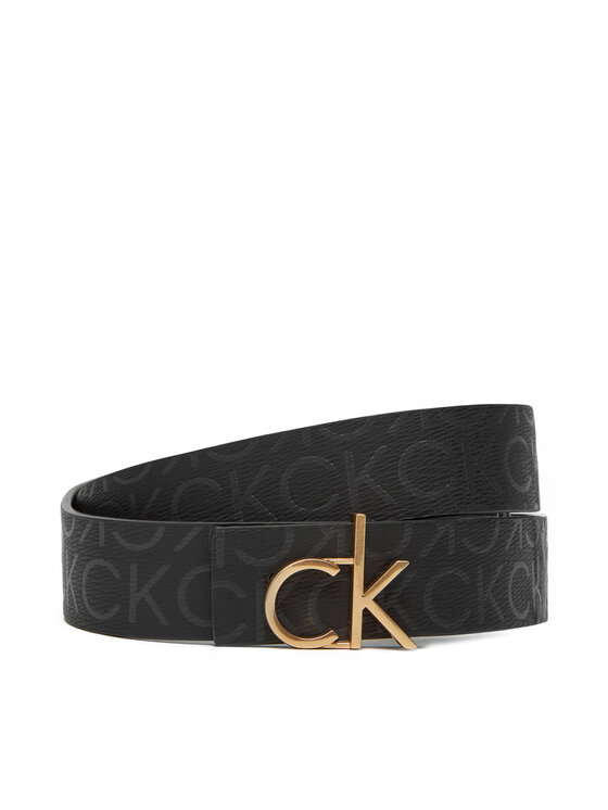 

Женский ремень Ck Buckle Reversible Belt 30Mm Mono LV04F7038G Calvin Klein, черный