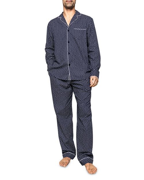

2 шт. Фланелевой пижамный комплект Nordic Antler Petite Plume, цвет Blue