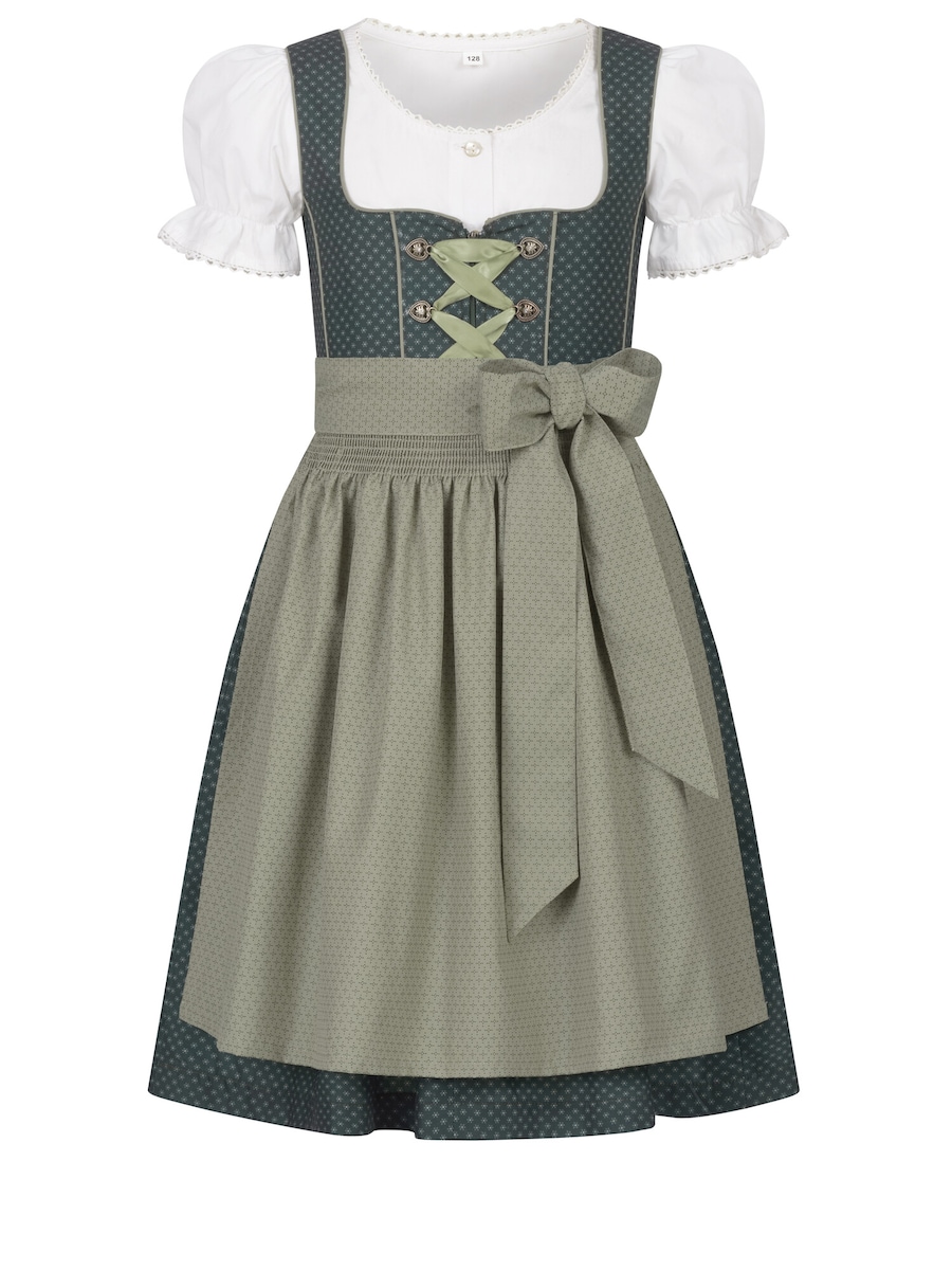 Платье Trachtenhof Nübler Kinderdirndl Petra, зеленый