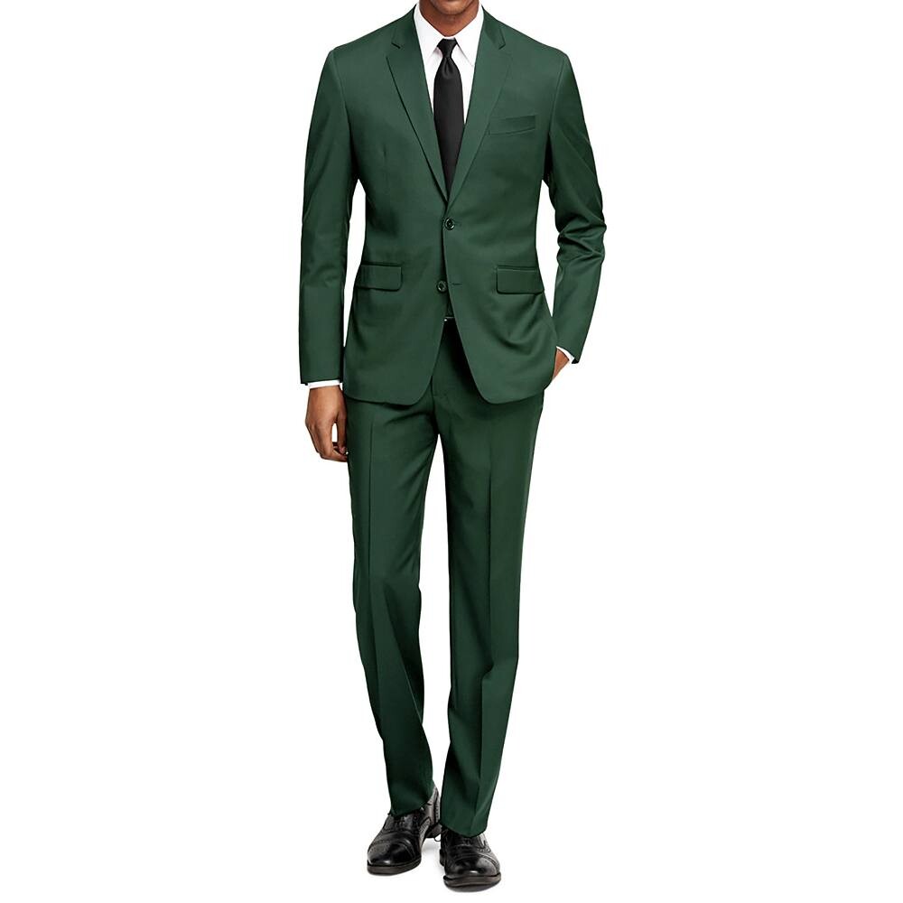 

Мужской костюм Slim Fit из 2 предметов Braveman, цвет Hunter Green