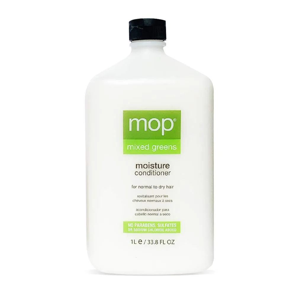 Увлажняющий кондиционер для волос MOP Mixed Greens без парабенов, свежий аромат. 1000 мл (1 шт.)