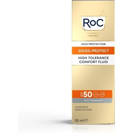 Soleil-Protect High Tolerance Comfort Fluid Spf 50 Увлажняющее средство для лица с защитой от ультрафиолета/B, 50 мл, Roc — фото 3