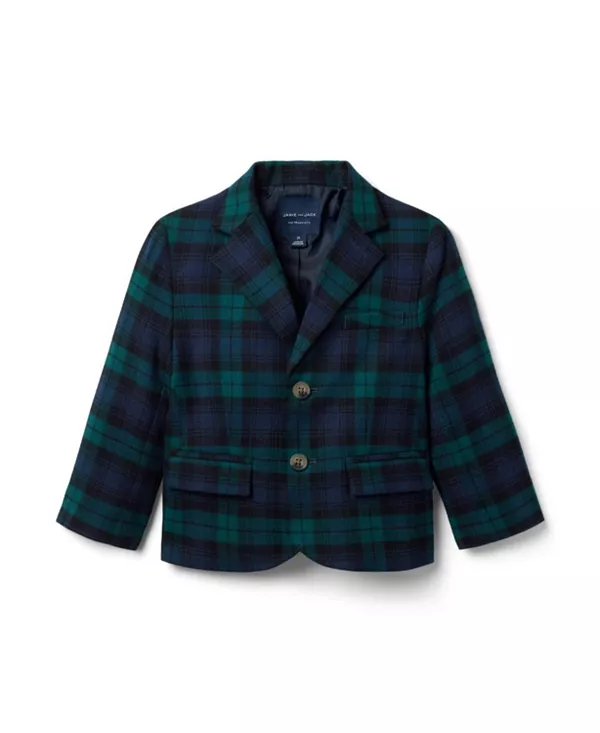 

Пальто в клетку для мальчиков - для малышей, детей постарше. Janie And Jack, синий