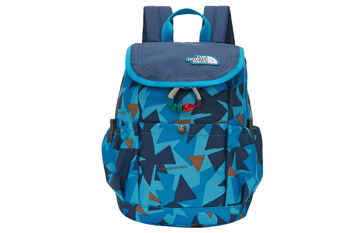 

THE NORTH FACE Детский рюкзак на 10 литров для активного отдыха из полиэстера синий с цветочным принтом, Mini