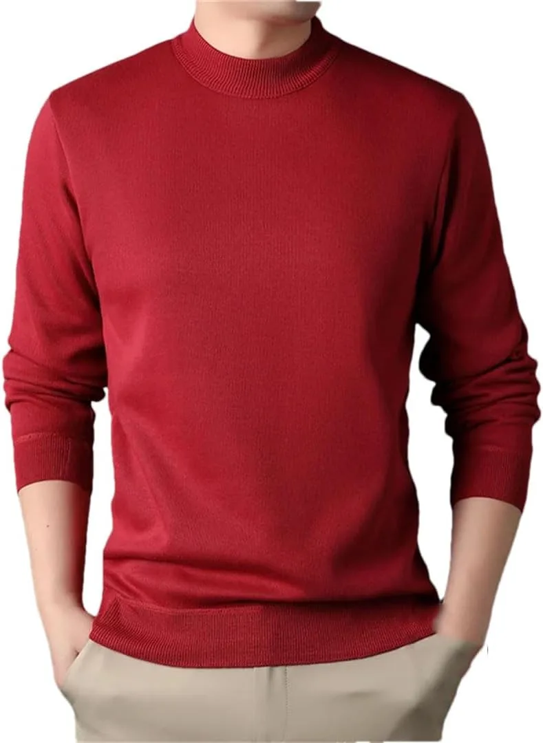 

Мужской свитер с круглым вырезом