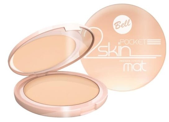 

Матирующая прессованная пудра 043 бежевый, 9 г Bell, 2 Skin Pocket Pressed Powder