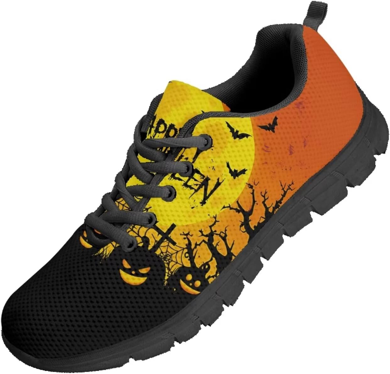 

Мужские кроссовки Funnydude Funny с принтом для тенниса, повседневная обувь для прогулок, легкие дышащие кеды, Happy Halloween