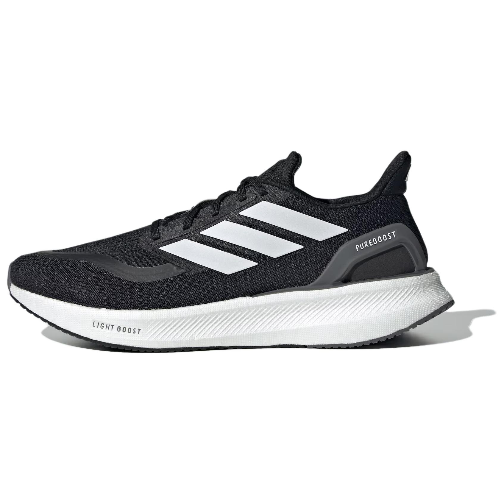 

Adidas Pureboost 5 Core Black Cloud White Grey - Black White, цвет Black White