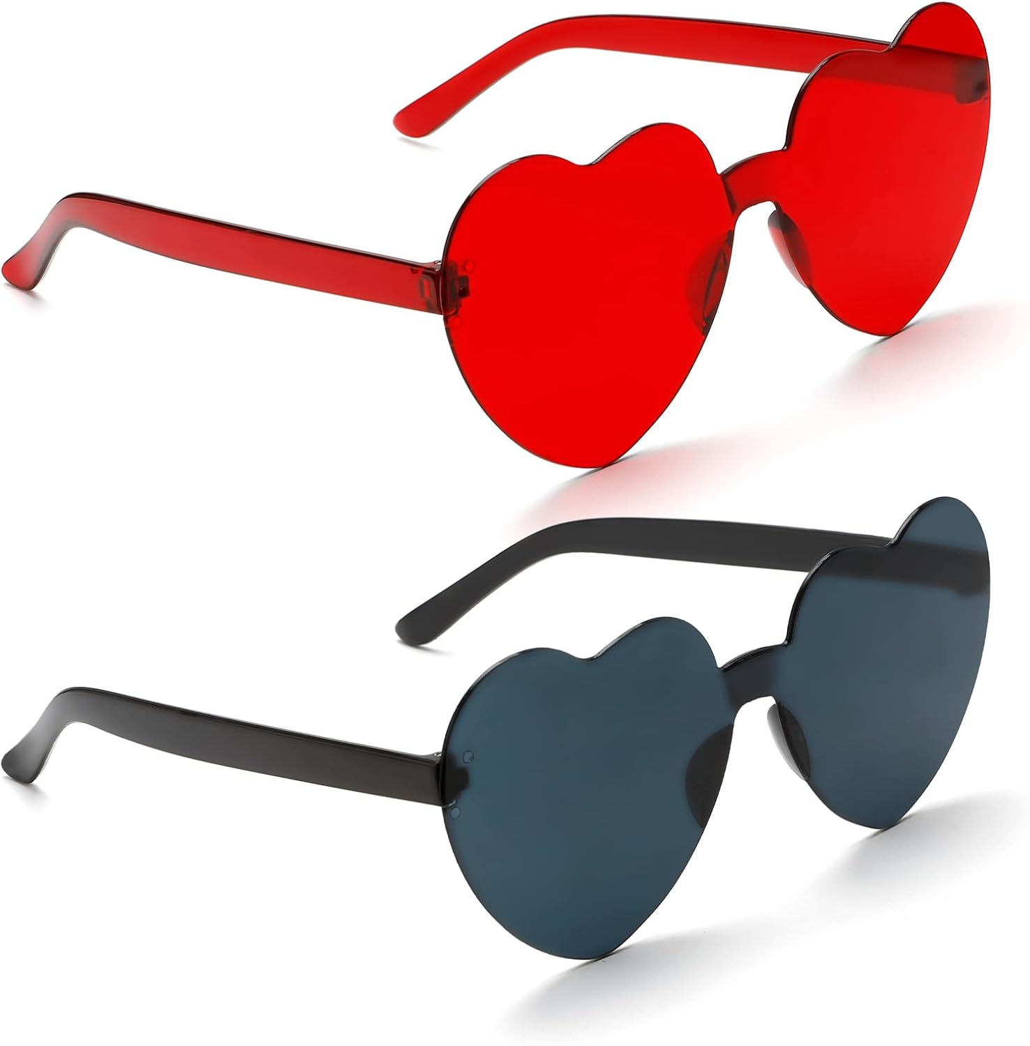 

Красные солнцезащитные очки Hoosmoon для мужчин, украшения для девичника, солнцезащитные очки в форме сердца для женщин, забавные рейв-очки для женщин, диско-очки, сувениры для дня рождения