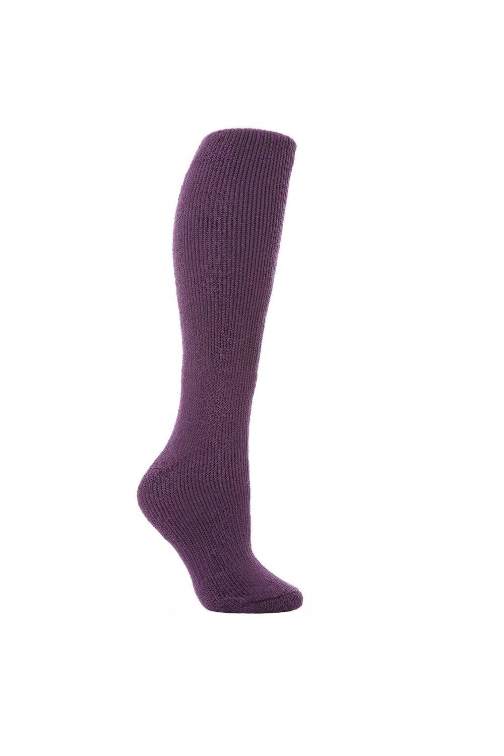 

1 пара длинных термоносков TOG 2,3 SOCKSHOP Heat Holders, фиолетовый