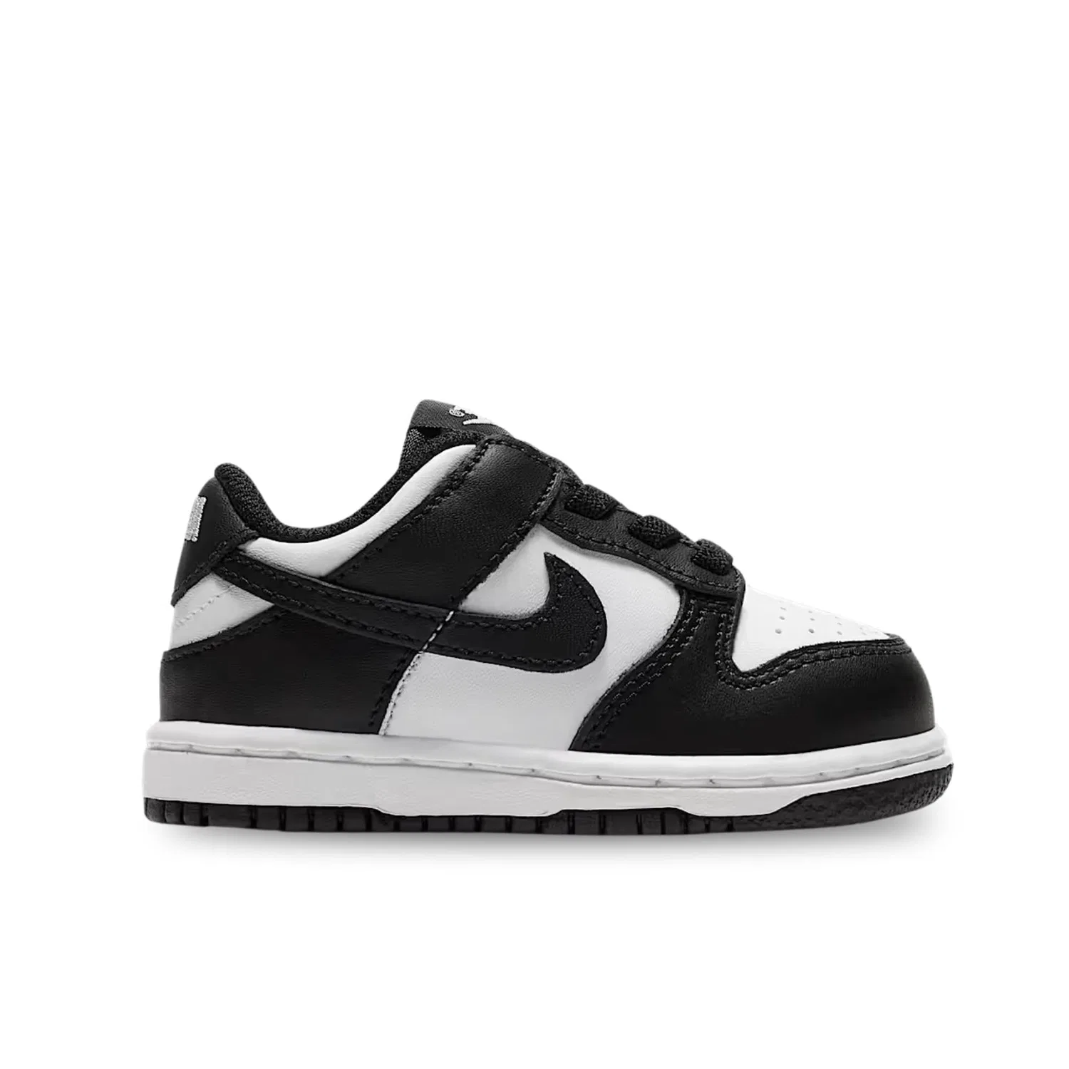 Детские кроссовки с принтом Dunk Low (Ps) NIKE, White Black — фото 2