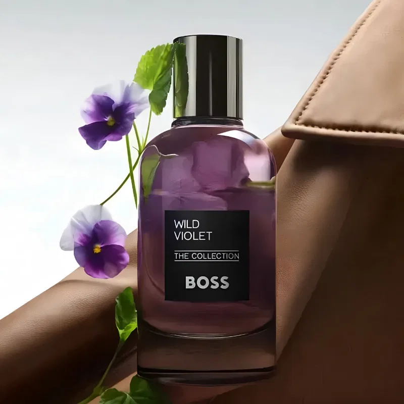 Парфюмерная вода Wild Violet Leather Scent Family, 100 мл, HUGO BOSS — фото 3