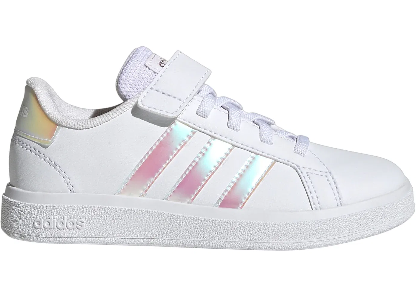 Детские кроссовки Lifestyle Adidas Grand Court 2.0, Cloud White Iridescent Cloud White