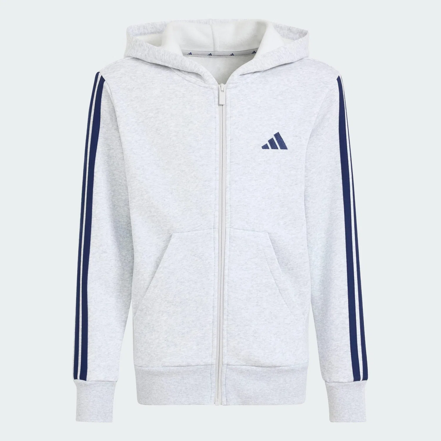 Детское худи с капюшоном Essentials Kids Adidas, Hellgrau Dunkelblau
