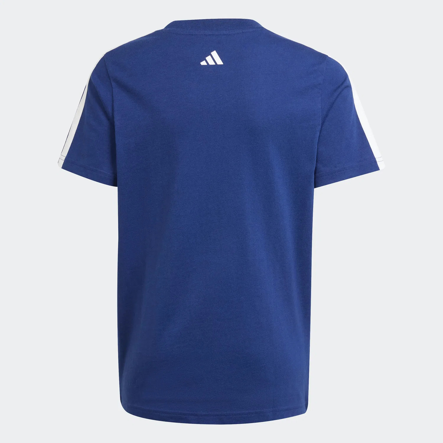 Детская хлопковая футболка Adidas, Цвет: Blau / Weiss — фото 2