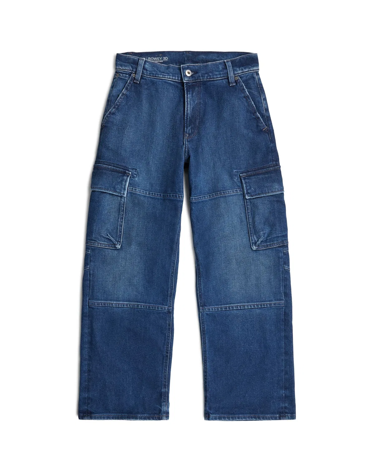 Джинсы свободные с карго-карманами Bowey Extreme G-Star Raw, синий — фото 4