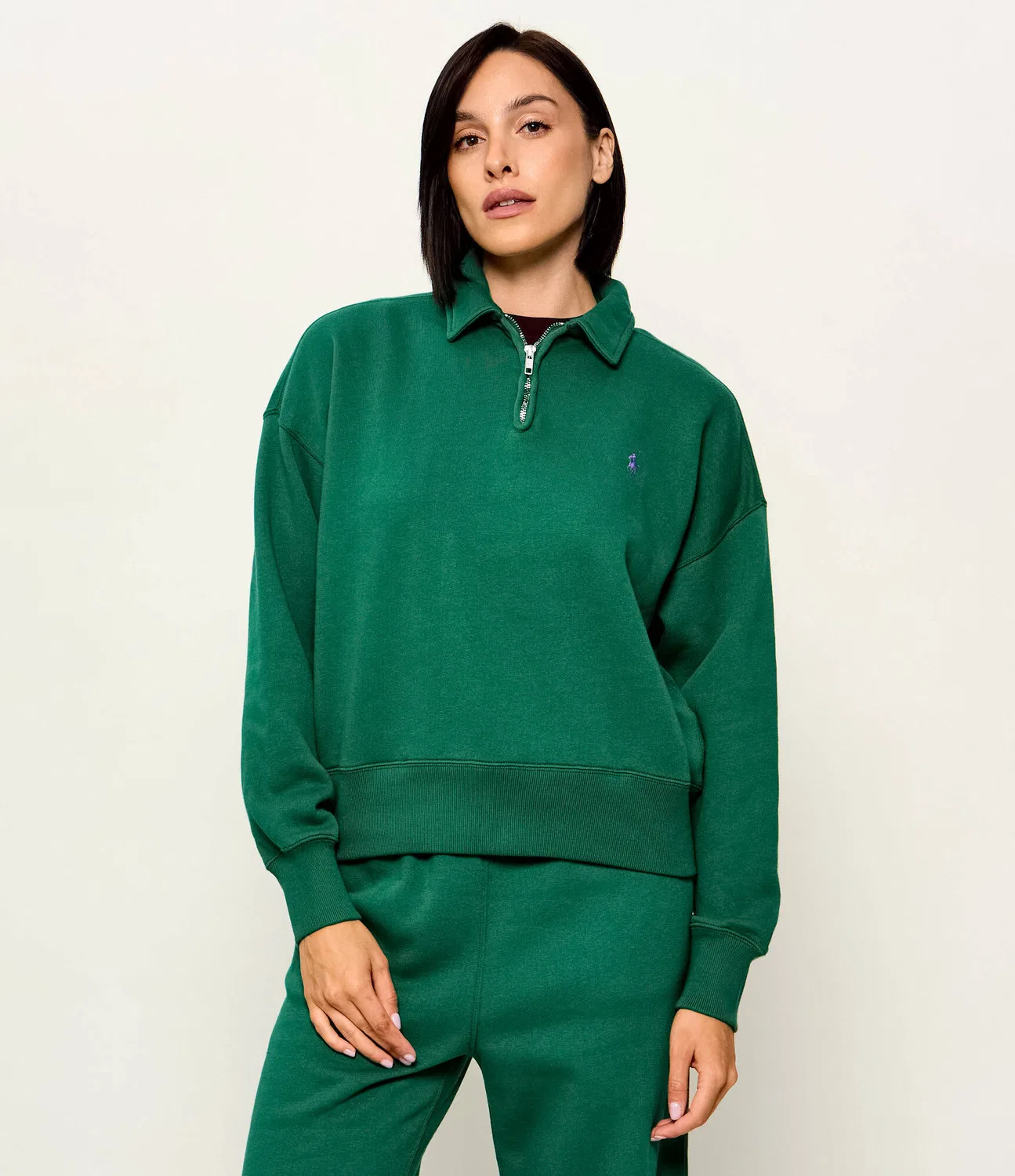 Худи с молнией Polo Ralph Lauren, Verde