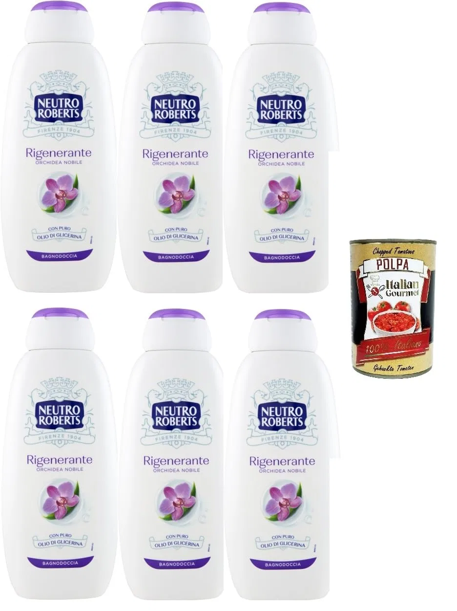 Гель для душа Orchidea Nobile Italian Gourmet E.R., 6 x 450 мл + 400 г