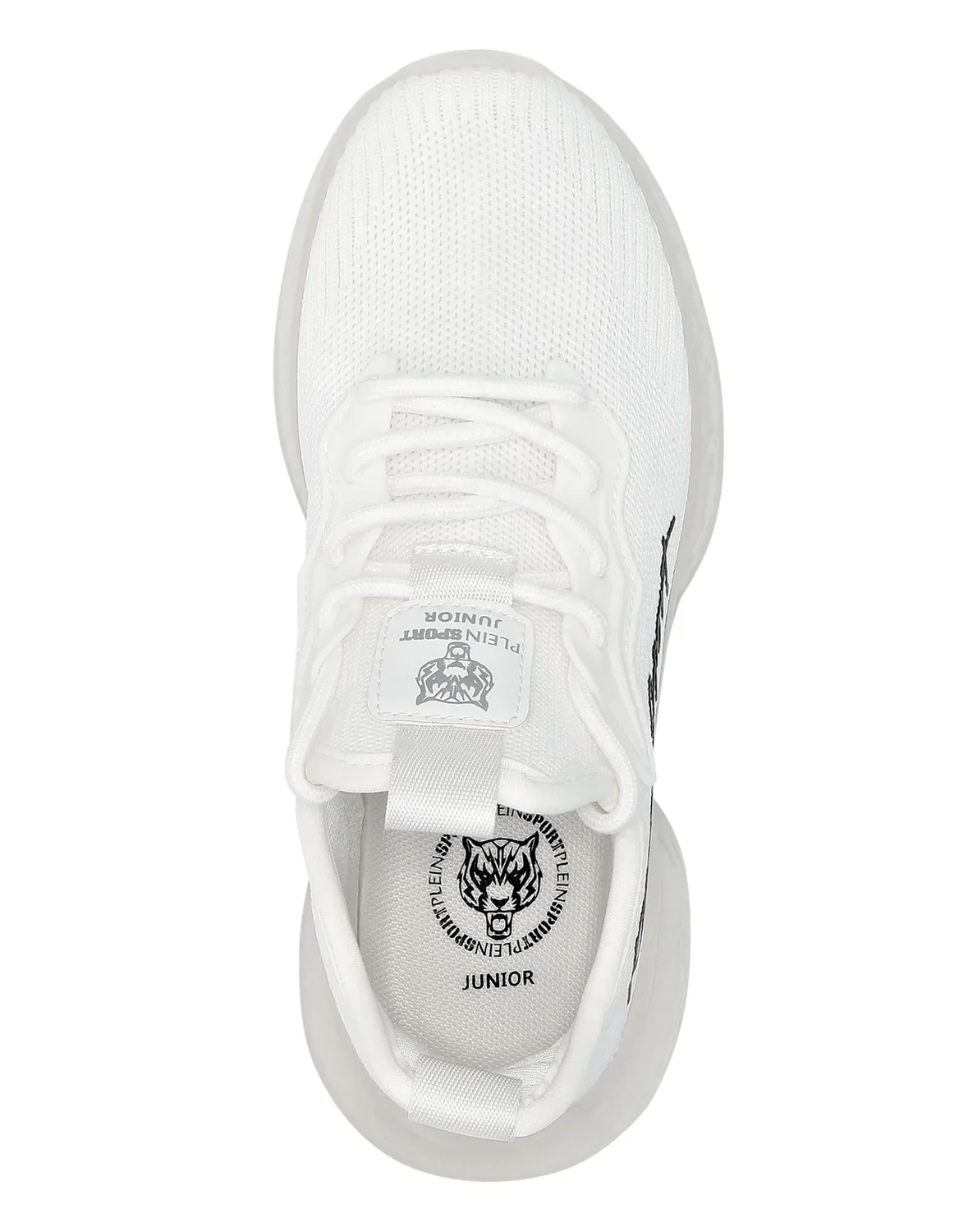Детские кроссовки низкие с логотипом TRAINER LO-TOP PLEIN SPORT, черный — фото 4