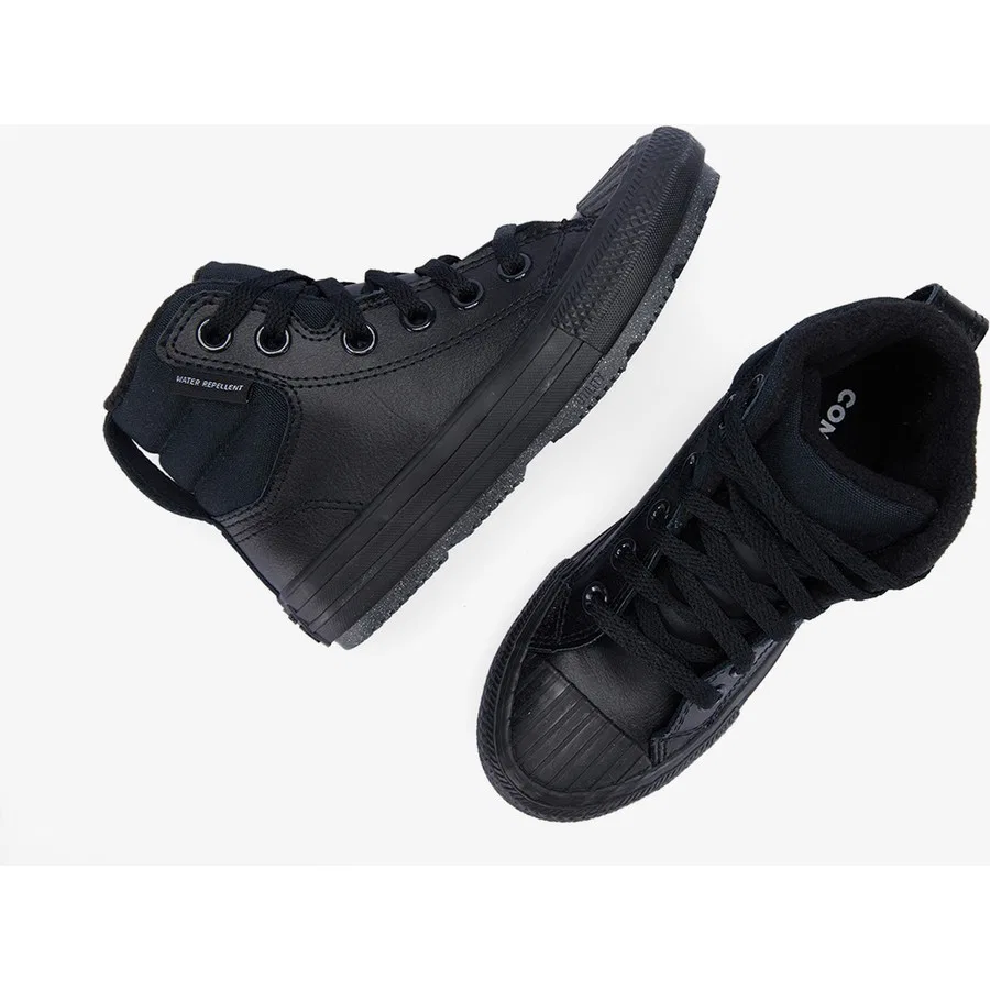 Ботинки детские кожаные Converse Chuck Taylor All Star Berkshire, Черный — фото 4