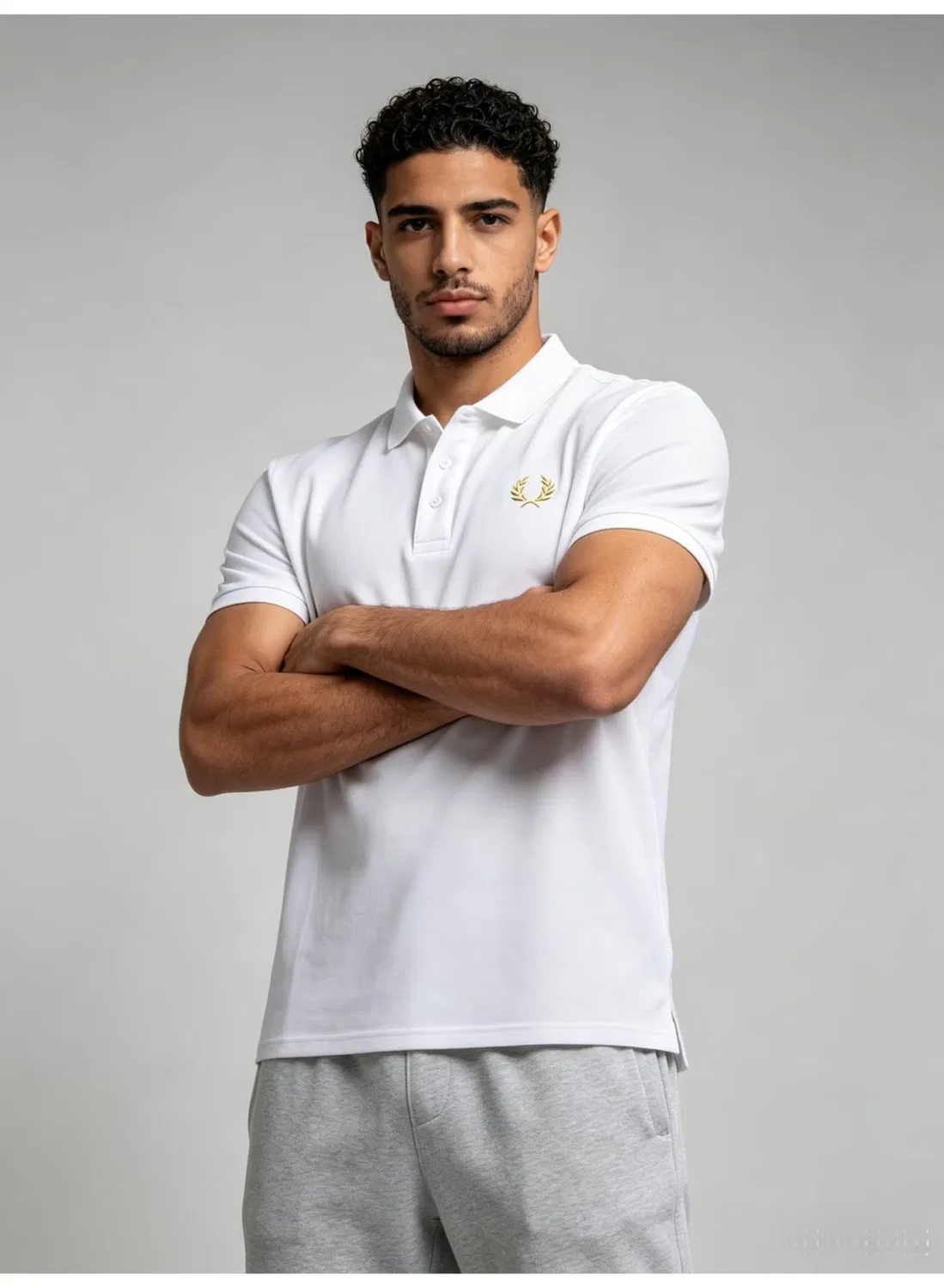 Поло с коротким рукавом Fred Perry, белый