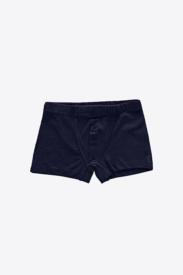 Детские боксеры для мальчиков с эластаном 3 шт Malabadi, Navy Blue — фото 2