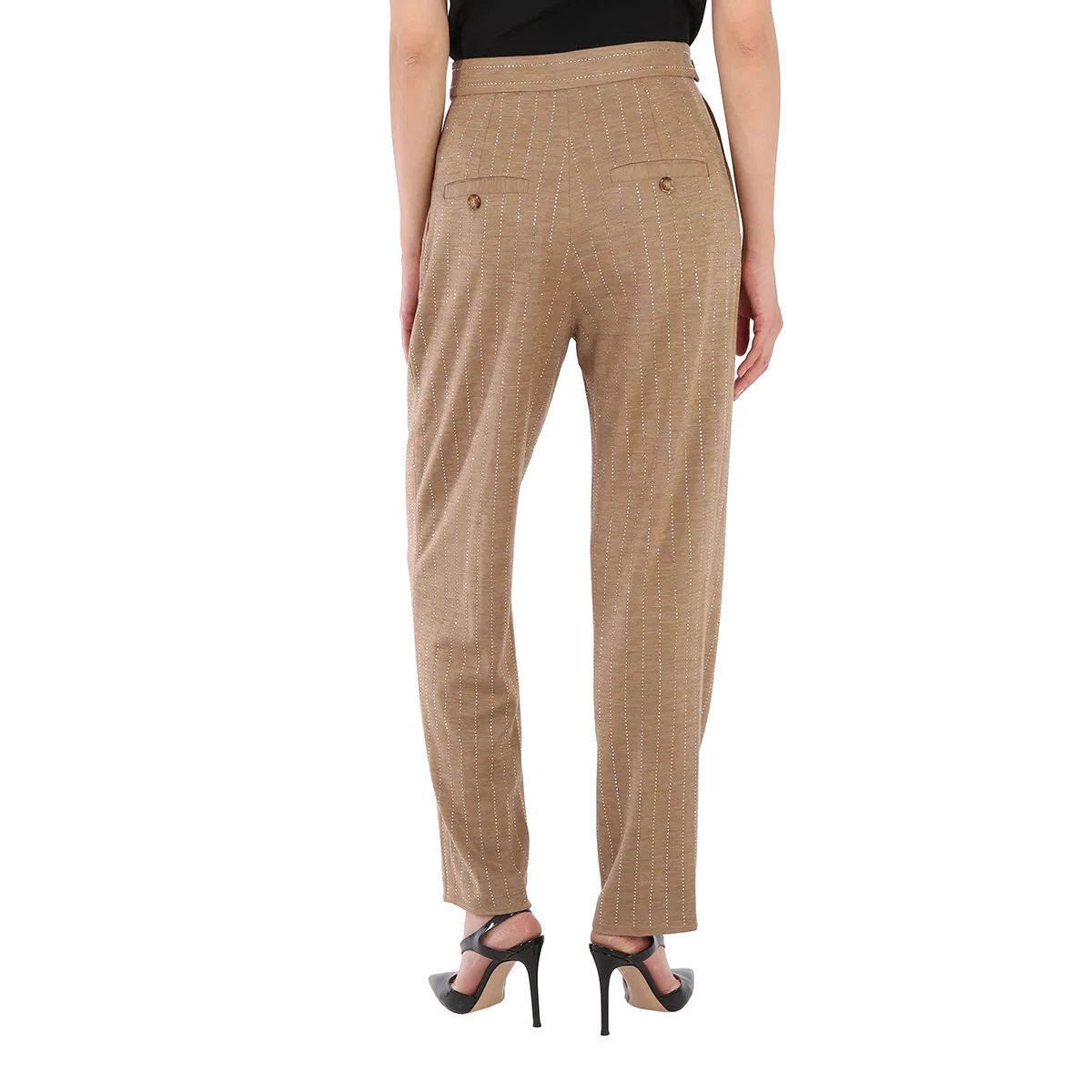 Брюки женские классические Tailored Trousers Burberry, Pecan Melange — фото 4
