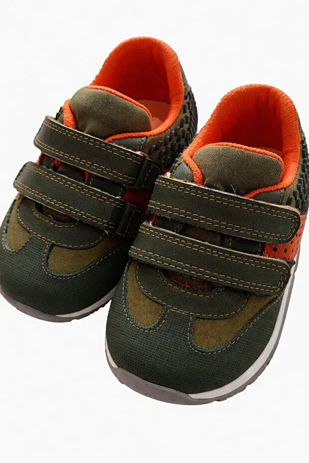 Детские туфли для мальчиков из искусственной кожи Abas, Khaki — фото 2