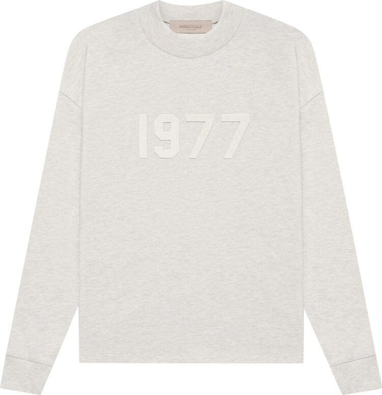 

Лонгслив Fear of God Essentials Essentials Long-Sleeve Tee 'Light Oatmeal', серый