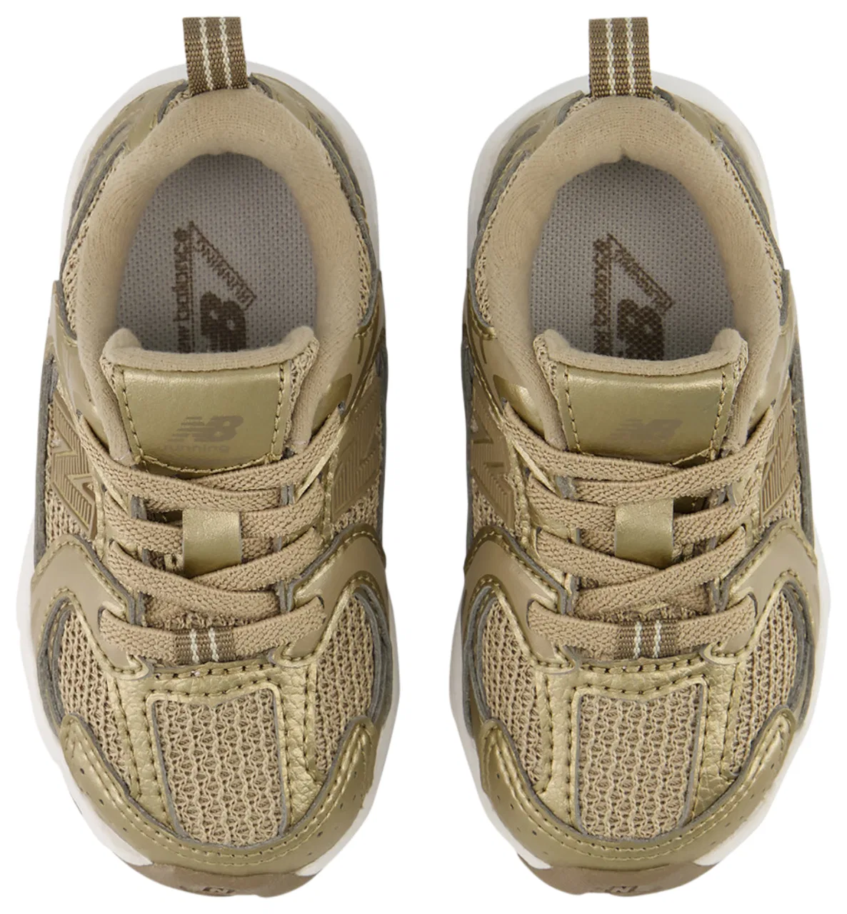 Детские кроссовки для девочек с амортизацией ABZORB New Balance 530, Mushroom/Driftwood — фото 3