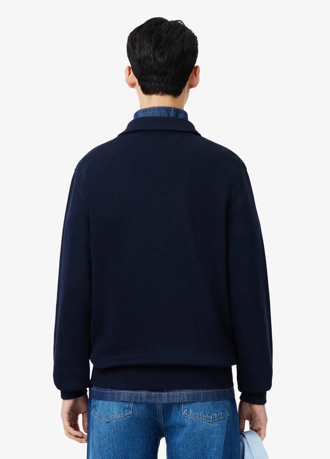 Свитшот поло Lacoste Classic Fit Lacivert — фото 4