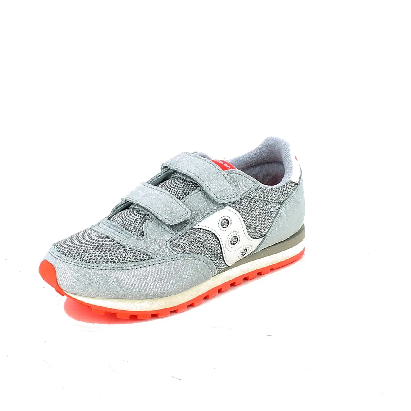 Детские кроссовки для мальчиков и девочек с липучками Jazz Double HL Blue Saucony, Silver — фото 2