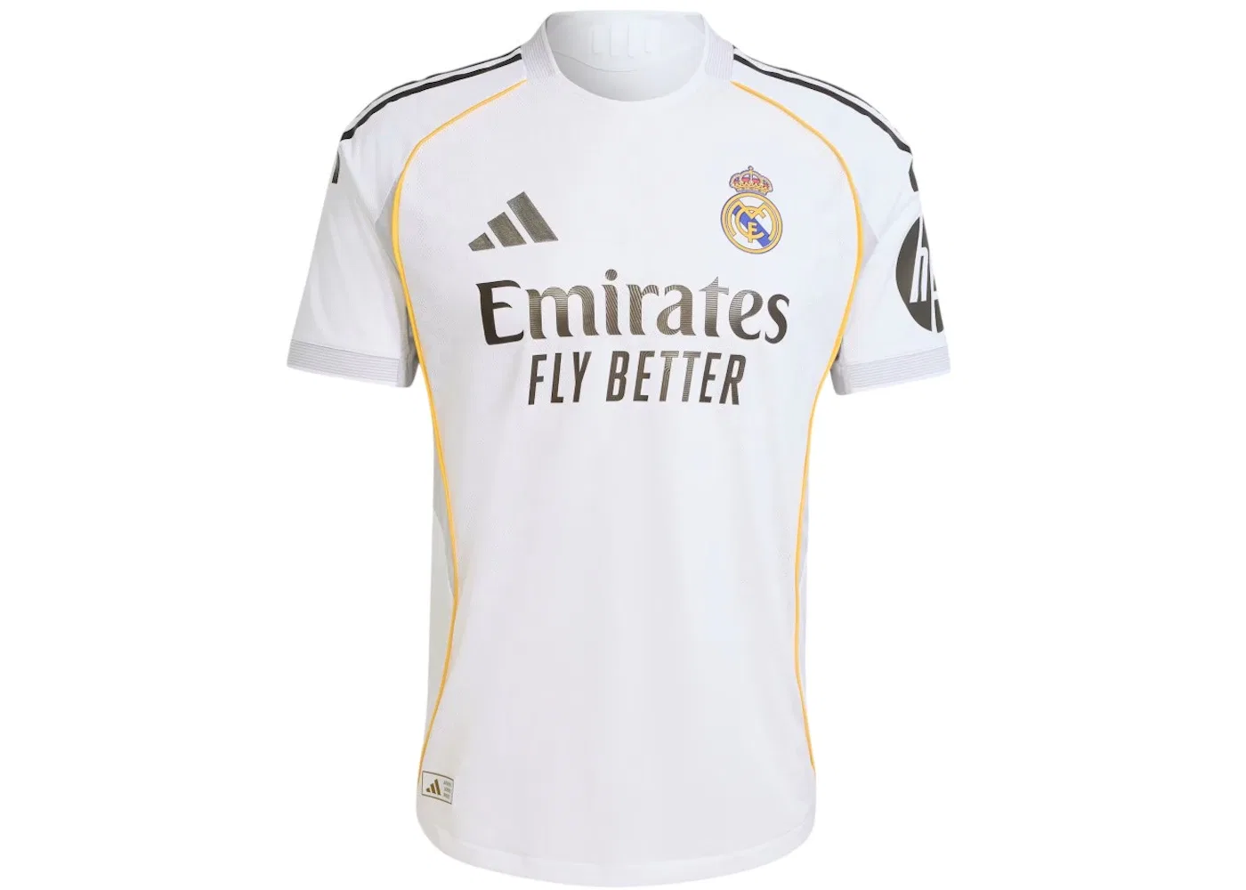 Мужская футболка с длинным рукавом Real Madrid 25/26 Home Authentic Jersey Adidas, Home Kit