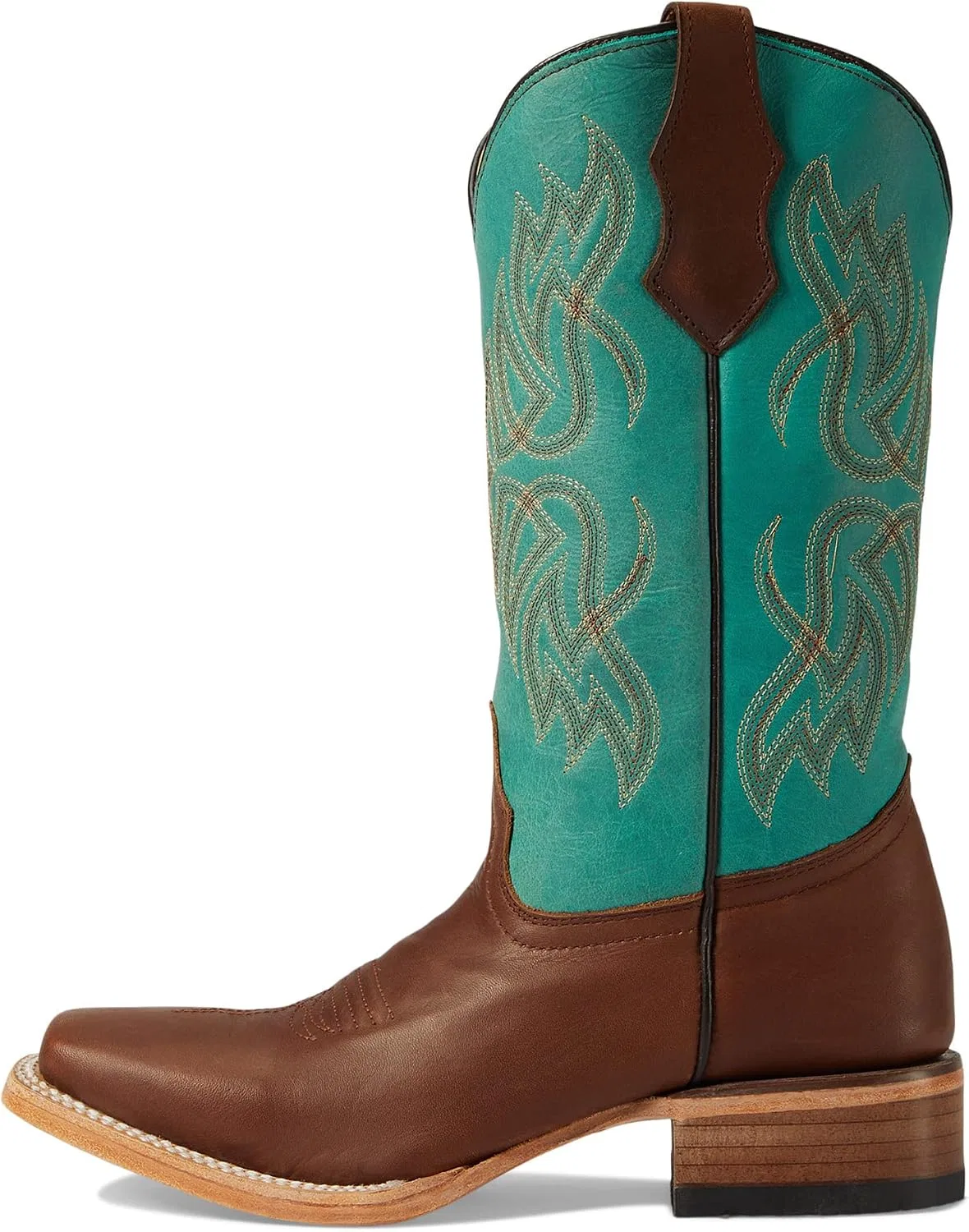Детские ботинки для девочек Corral Boots J7106, Brown/Turquoise — фото 4