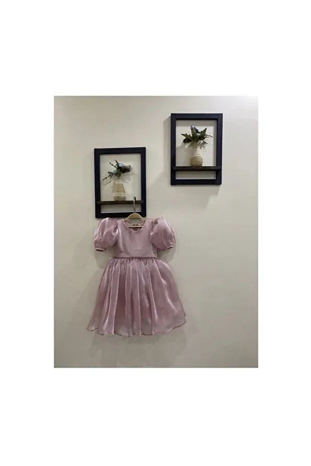Детское платье для девочек с длинным рукавом Ayda, Pink