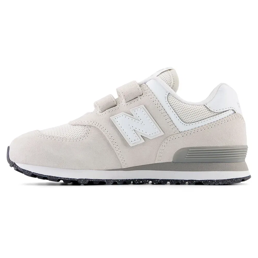 Кроссовки 574 Hook & Loop New Balance, белый — фото 3